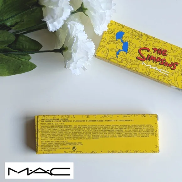 Limited Edition MAC The Simpsons That Trillion Doll Eyeshadow Palette- NIB NEW